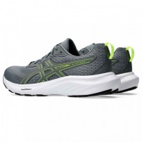 Кросівки для бігу чоловічі Asics GEL-CONTEND 9 Steel grey/Safety yellow