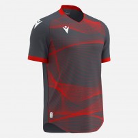 Волейбольна футболка чоловіча Macron WYVERN ECO Антрацит/Неоново-червоний
