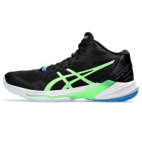 Волейбольні кросівки чоловічі Asics SKY ELITE FF MT 2 Black/Lime burst