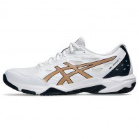 Волейбольні кросівки чоловічі Asics GEL-ROCKET 11 White/Pure gold