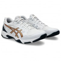 Волейбольні кросівки чоловічі Asics GEL-ROCKET 11 White/Pure gold