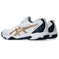 Волейбольні кросівки чоловічі Asics GEL-ROCKET 11 White/Pure gold