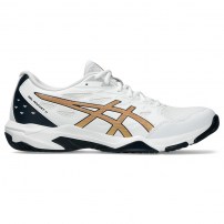 Волейбольні кросівки чоловічі Asics GEL-ROCKET 11 White/Pure gold