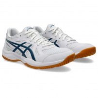 Волейбольні кросівки чоловічі Asics UPCOURT 6 White/Vintage indigo