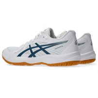 Волейбольні кросівки чоловічі Asics UPCOURT 6 White/Vintage indigo