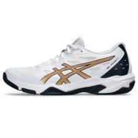 Волейбольні кросівки жіночі Asics GEL-ROCKET 11 White/Pure gold