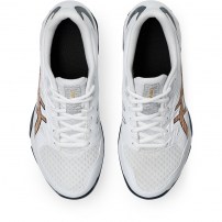 Волейбольні кросівки жіночі Asics GEL-ROCKET 11 White/Pure gold