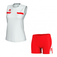 Волейбольна форма жіноча Errea MARGIE/AMAZON 3.0 Білий/Червоний