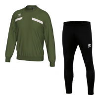 Спортивний костюм чоловічий Errea MATT/FLANN Темно-зелений/Білий/Чорний