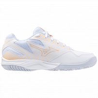 Волейбольні кросівки жіночі Mizuno CYCLONE SPEED 4 White/Peach parfait/Halogen blue