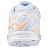 Волейбольні кросівки жіночі Mizuno CYCLONE SPEED 4 White/Peach parfait/Halogen blue