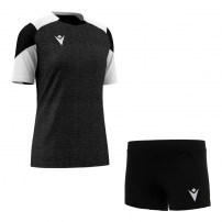 Волейбольна форма жіноча Macron SPHINX/OSMIUM HERO Чорний/Білий