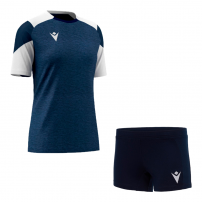 Волейбольна форма жіноча Macron SPHINX/OSMIUM HERO Темно-синій/Білий