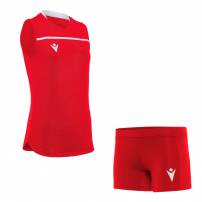 Волейбольна форма жіноча Macron THALLIUM/KRYPTON EVO HERO Червоний/Білий