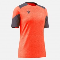 Волейбольна футболка жіноча Macron SPHINX Неоново-кораловий/Антрацит